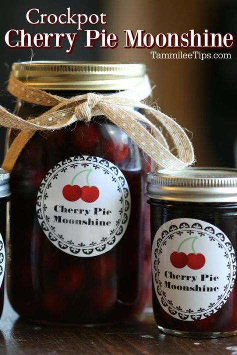 Cherry Pie Shots, Cherry Pie Moonshine Recipe, Cherry Pie Moonshine, Moonshine Recipes Homemade, Diy Moonshine, Flavored Moonshine Recipes, Apple Pie Moonshine Recipe, Cointreau Cocktail, Campari Cocktail