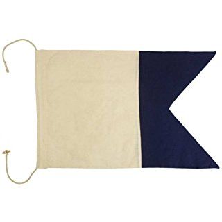 Hampton Nautical  Letter A Nautical Cloth Alphabet Flag, Decor, Home Decoration, Wall Art Tool, 20" Nautical Alphabet Letters, Nautical Letters, Nautical Flag Alphabet, Nautical Baby Room, Beach Flag, Nautical Alphabet, Nautical Signal Flags, Navy Flag, Signal Flags