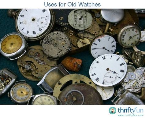 Recycled Watch, Watch Diy, Watch Ideas, Vintage Jewelry Art, Old Watches, Repurposed Jewelry, Assemblage Jewelry, Watch Parts, Upcycled Crafts