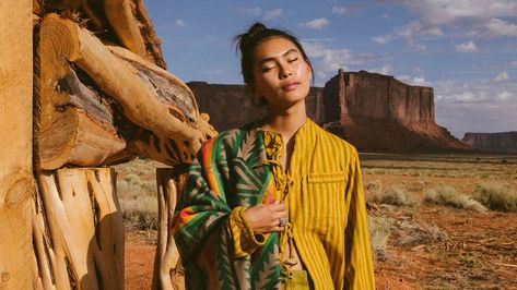 How Orenda Tribe is encouraging Indigenous collaboration in New Mexico. Fast Fashion Brands, Native Style, Indigenous Culture, Native American Culture, Native American Fashion, American Fashion, Brand Building, American Beauty, Alternative Girls