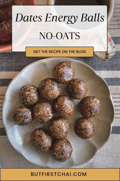 If you're on the lookout for a snack that's not only delicious but also fuel for your adventures, look no further. Date energy balls without oats are grain-free protein bombs made with nuts and seeds that can be enjoyed for breakfast, a quick snack or dessert! Yes, dessert, but be mindful and eat only one a day. No Oats Energy Balls, Date Energy Balls Nut Free, Oat Free Energy Balls, Energy Balls Without Oats, Quinoa Energy Balls, Oat Free Protein Balls, No Oats Protein Balls, Energy Balls No Oats, Protein Balls No Oats