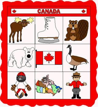 This is a great cut and paste paper craft project for learning about Canada.  It includes some Canadian animals, symbolic Canadian icons, the Canadian flag and a map of Canada. Paper Quilt Craft, Canada Crafts, Canada Quilt, Animal Paper Craft, Canada For Kids, Canadian Symbols, Paper Craft Ideas For Kids, Canada Day Crafts, Canada Project