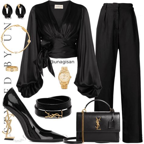 ysl fit Outfit | ShopLook Business Women Outfit, Ysl Outfits Women, Work Outfit Black, Formal Dress Outfit, Women Outfit Winter, Ysl Outfit, Outfit Ideas Classy, Spring Outfit Aesthetic, Luxurious Clothes