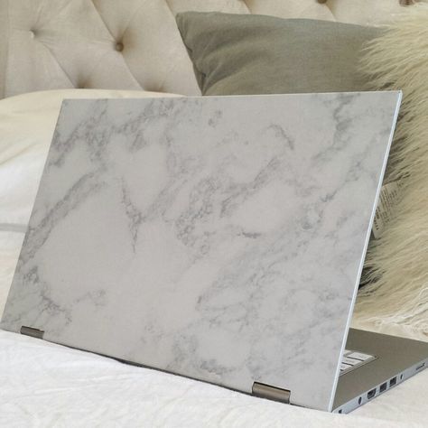 DIY Marble cover for Dell laptop Laptop Skin Diy, Laptop Skin Ideas, Skin Laptop, Laptop Camera, Computer Cover, Marble Laptop Case, Marble Laptop Skin, Laptop Skin Cover, Laptop Decoration