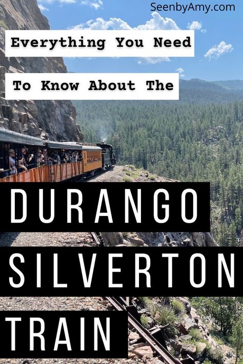 Durango & Silverton Narrow Gauge Railroad, Durango Colorado Winter, Train Rides In Colorado, Colorado Train, Durango Train, Colorado Vacations, Colorado Family Vacation, Colorado Road Trip, Travel Colorado