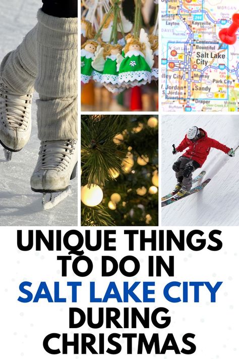 Unique Things to do in Salt Lake City during Christmas Salt Lake City Christmas, Things To Do In Salt Lake City Utah, Utah Christmas, Christmas Things To Do, Utah Vacation, Visit Utah, Temple Square, Provo Utah, Cedar City