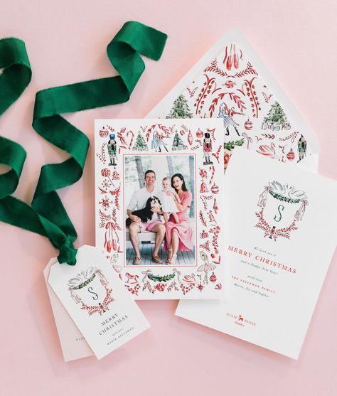 New Artist Spotlight: Riley Sheehey | Dogwood Hill Blog Nutcracker Christmas Card, Riley Sheehey, Traditional Christmas Cards, Christmas Note Cards, Southern Christmas, Unique Holiday Cards, Unique Christmas Cards, Simple Christmas Cards, Card Inspo