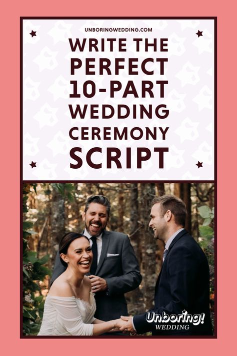 30 Minute Wedding Ceremony Outline, Wedding Declaration Of Intent Script, Spiritual Wedding Ceremony Script, Wedding Ceremony Script For Officiant, Parts Of A Wedding Ceremony, Ceremony Script For Officiant Funny, Wedding Service Ideas Ceremony, Wedding Minister Script, Creative Wedding Ceremony Ideas