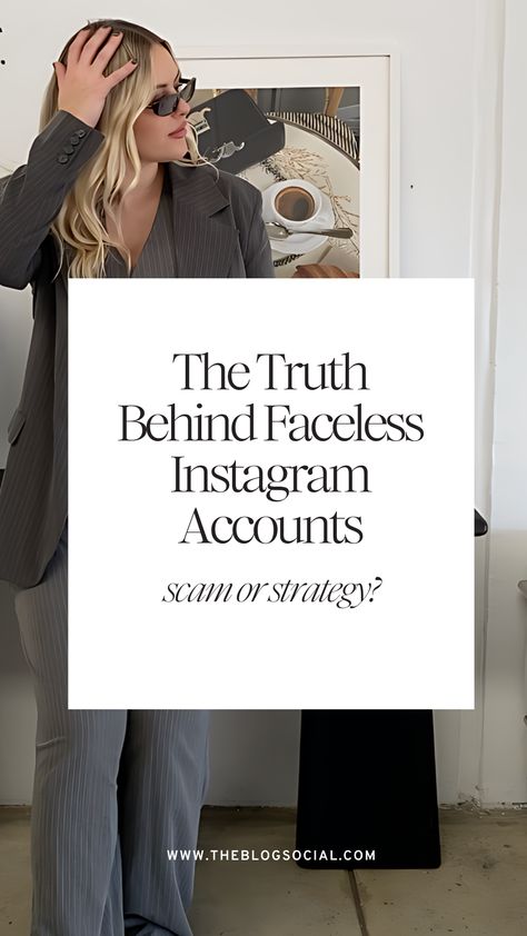 Faceless on Instagram?   Is it a total scam or a legit strategy for growing your brand? This pin spills the tea on the faceless marketing trend!  Discover the truth behind these mysterious accounts and unlock tips for creating captivating faceless content. 

Is going faceless the key to unlocking social media success? Click the link to find out! Aesthetic Accounts To Follow On Instagram, Faceless Account Name Ideas, Social Media Picture Ideas, Faceless Social Media Ideas, Faceless Social Media, Digital Marketing Instagram Feed, Faceless Content Creator, Faceless Instagram Account, Faceless Account Ideas