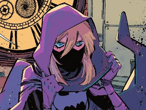 Stephanie Brown Spoiler, Bat Symbol, Dc Icons, Stephanie Brown, Dc Comics Artwork, Dc Memes, Batman Family, Detective Comics, Batwoman