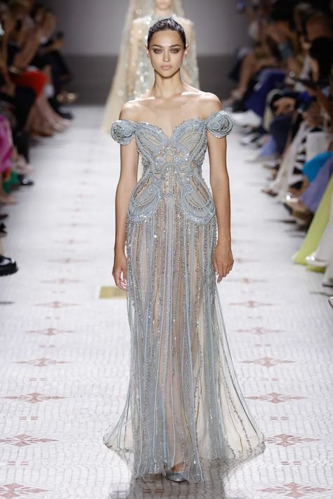 Elie Saab Fall 2024 Couture Fashion Show & Collection Review [PHOTOS] 2024 Haute Couture Dress, Elle Saab 2024, Runway Fashion Couture Dolce & Gabbana, Elie Saab 2024, Ellie Saab Gowns, Ellie Saab Dress, Eli Saab, Moh Dress, Elie Saab Bridal