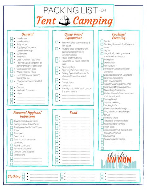 #camping #tent We love camping and great resources are a must even after 40 plus years of camping #campingtrips Tent Camping Checklist, Camping Gear List, Camper Diy, Zelt Camping, Camping Accesorios, Survival Knives, Camping Packing List, Survival Quotes, Camping List