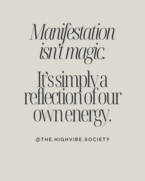 🔮 Manifestation isn’t about magic wands and secret spells. Manifestation is simply all about the energy you put out into the world determines what you get in return. 👯‍♀️ 🫠 If you’re feeling cranky then you’re more than likely putting out negative vibes so if you pay attention, you’ll probably notice more negativity popping up in your day. But when you shift your energy more positively, the Universe will reflect it back at you. 🪞 If you’re new to all this “woo” stuff, it’s simpler than i... Manifestation Journal Prompts, Change Your Energy, Law Of Vibration, Magic Energy, Life Manifestation, Magic Wands, Money Manifestation, Magical Life, High Vibes