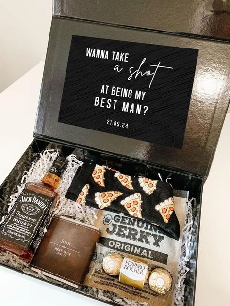 Take A Shot At Being My Groomsman, Groom Proposal Box Ideas, Wedding Party Gifts For Groomsmen, Bridesmaid Proposals Unique, Cheap Groomsmen Proposal, Main Of Honor Proposal, Western Maid Of Honor Proposal, Groomsman Proposal Ideas Non Alcoholic, Groomsmen Proposal Simple