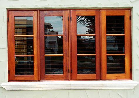 Wood Window Design Modern, Indian Window Design, Front Window Design, Wooden Window Design, Modern Window Design, Wooden Window Shutters, Exterior Windows, Front Door Design Wood, Vinyl Windows