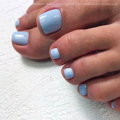 Toe Nail Colors, Blue Toe Nails, Easy Halloween Nails Design, Halloween Nails Easy, Pedicure Colors, Gel Toe Nails, Toe Nail Color, Pretty Toe Nails, Cute Toe Nails