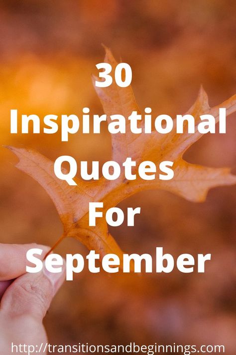 inspirational quotes about autumn, peace, and good harvest September Inspiration Quotes, September Quotes Inspirational, Quotes About Autumn, September Quotes, Month Of September, Autumn Quotes, Great Life, Uplifting Quotes, Short Quotes