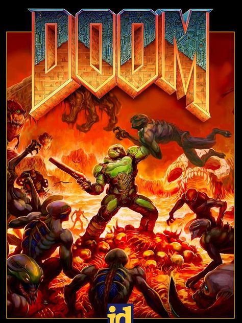 Doom Demons, Doom 2, Doom Slayer, Doom Game, Game Movie, Garage Bedroom, Retro Tin Signs, Bar Man Cave, 1080p Wallpaper