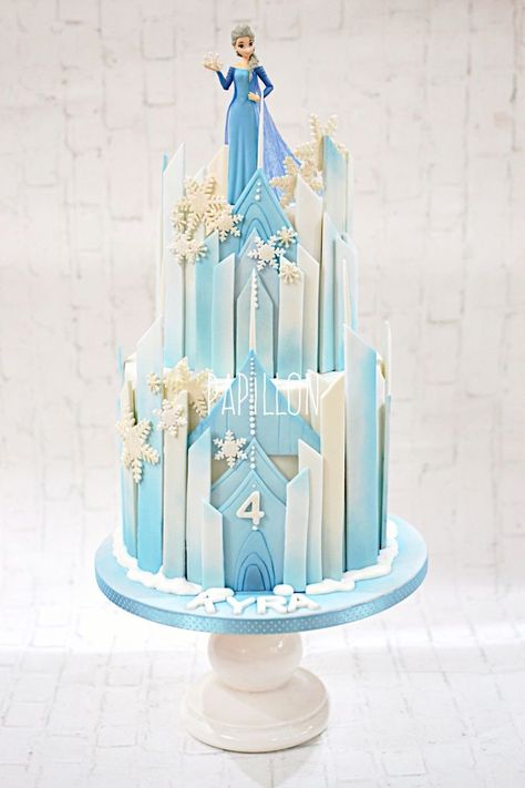 Frozen Ice Castle Cake, Elsa Ice Castle Cake, Frozen Birthday Cake Castle, Frozen Castle Birthday Cake, Elsa Frozen Cake Birthdays, Castle Frozen Cake, Frozen Cake Castle, Frozen Cake Ideas Birthdays, Elsa Cake Ideas