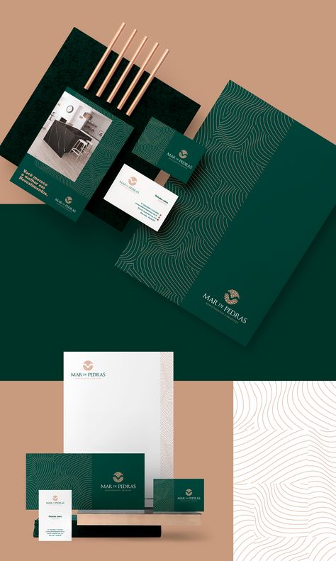 Emerald Green Branding Color Palette, Corporate Identity Design Branding, Apartment Branding, Business Branding Design, Logos Retro, Corporate Identity Design, Hotel Branding, Stationary Design, Event Branding