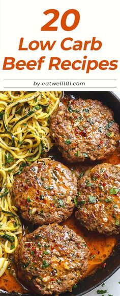 Low Carb Beef Recipes: 20 Low Carb Beef Recipe Ideas for Meat Lovers — Eatwell101 Low Carb Beef Recipes, Beef Recipe Ideas, Healthy Ground Beef, Breakfast Low Carb, Healthy Beef, Boiled Egg Diet Plan, No Carb Recipes, Best Low Carb Recipes, Recetas Keto