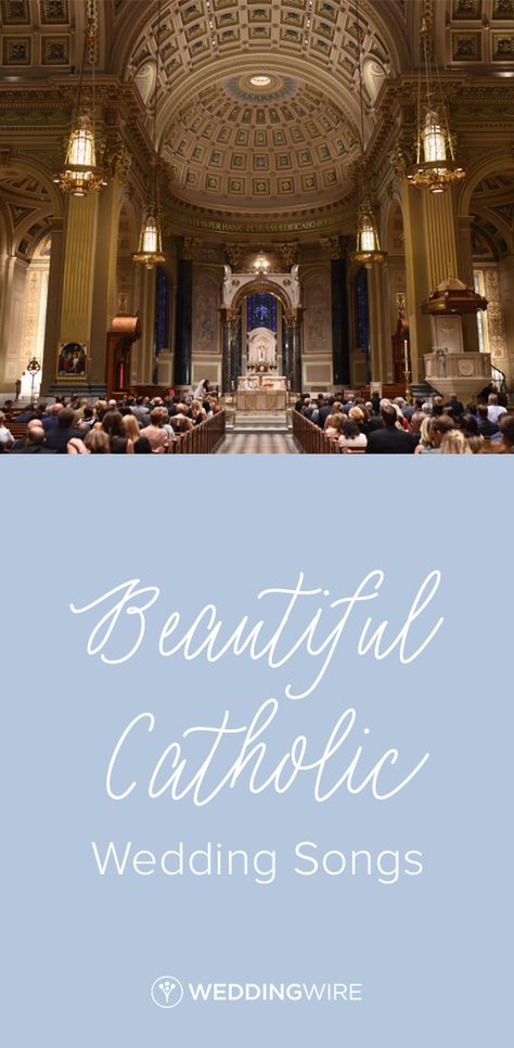 Beautiful Catholic Wedding Songs - Read the general guidelines for Catholic wedding songs during your ceremony on WeddingWire! {Tyler Boye Photography} Catholic Wedding Readings, Catholic Wedding Songs, Catholic Marriage, Catholic Wedding Traditions, Wedding Ceremony Songs, Wedding Ceremony Readings, Wedding Ceremony Music, Ceremony Songs, Catholic Wedding Ceremony