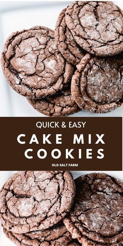 Quick Easy Cake, Easy Cake Mix Cookies, Cherry Chip Cake Mix, Dieting Recipes, Chocolate Goodies, Petite Fours, Chocolate Cake Mix Cookies, Cookies Chewy, Easy Cookie Recipe