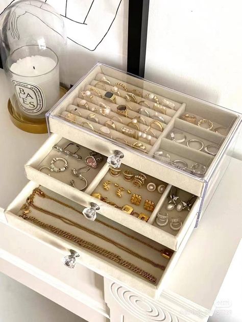 Beige Collar PMMA Embellished Storage & Organization #Organizers #The #Art #of #Jewelry #Tidiness #Organizers #Gemstone #of #Exploring #the #of #World Acrylic Drawers, Ring Organizer, Wishlist 2024, Jewelry Organizer Storage, Travel Jewelry Box, Jewelry Organizer Box, Organizer Storage, Acrylic Jewellery, Organiser Box