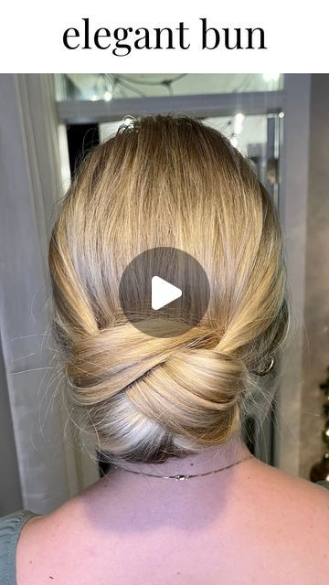 Simple Elegant Hairstyles, Bun Extensions, Easy Bun Hairstyles For Long Hair, Elegant Bun, Easy Bun Hairstyles, Beautiful Braided Hair, Easy Hair Updos, Peinados Fáciles Para Cabello Corto, Hair Tutorials For Medium Hair