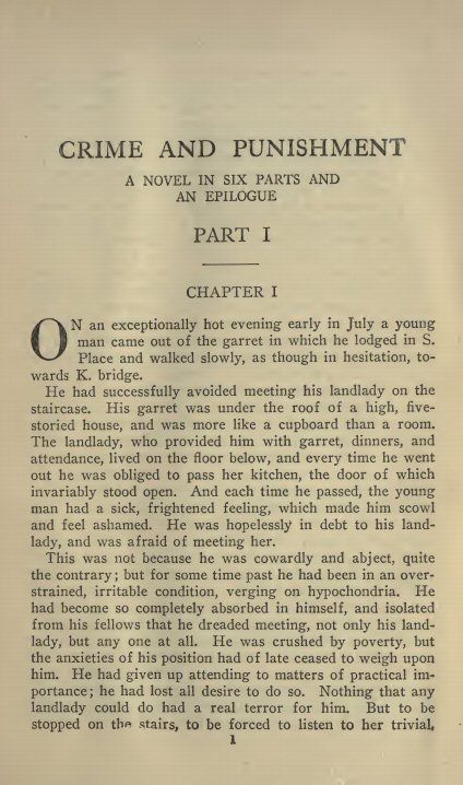 Fyodor Dostoevsky - Crime And Punishment Diy Old Books, Visuell Identitet, Fyodor Dostoevsky, Russian Literature, Books For Sale, Fyodor Dostoyevsky, Page One, Book Annotation, English Reading