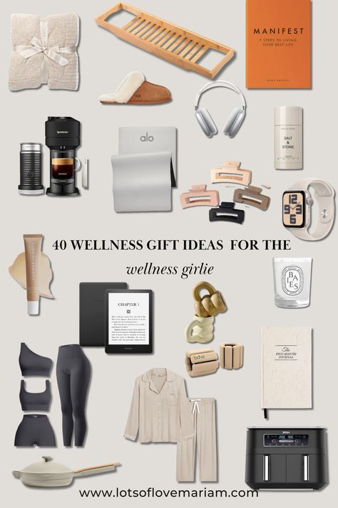 gift ideas for her 
wellness gift ideas Amazon Wellness Finds, Amazon Health Must Haves, Christmas List Must Haves, Influencer Gift Ideas, Wellness Gift Guide, Gift With Purchase Ideas, Christmas 2024 Gift Ideas, Wellness Wishlist, Personal Gift Ideas