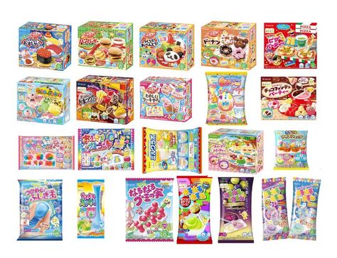 Japanese Candy Kits, Popin Cookin, Japanese Candy Snacks, Sushi Cake, Candy Kit, Japan Candy, Happy Kitchen, Japanese Candy, Bulk Candy