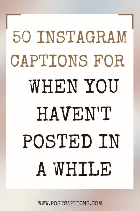 So, it’s been a while since you’ve posted anything on Instagram. You may be feeling a little rusty about what to post. But don’t worry, we’ve got you covered! Here are 50 captions for when you haven’t posted in a while. Whether you’re just looking for some inspiration or something to copy and paste, these captions will help get your groove back! Happy posting! In Case You Need A New Wallpaper Caption, It’s Been A While Captions, Be You Captions, Instagram Captions For Not Posting In A While, Captions For When You Haven’t Posted In A While, Sneak Peek Instagram Caption, Captions If You Haven’t Posted In A While, Long Overdue Post Caption, Captions For Posting After Long Time