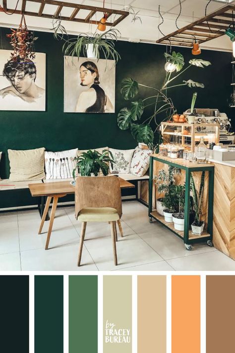 Color Inspired Palette #8 - #livingroomcolorschemeideas Colors Branding, Color Palette Interior Design, Koti Diy, Books Wedding, Beige Color Palette, Palette Design, Interior Design Color, Living Room Color Schemes, Green Walls