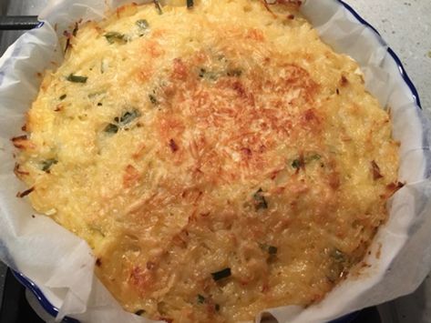 Baked Grated Potato Bake