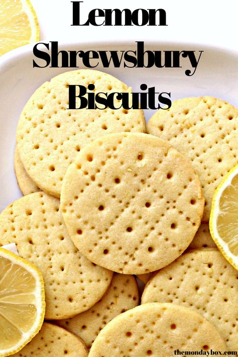 Biscuits British, British Biscuit Recipes, Shrewsbury Biscuits, British Cookies, Lemon Butter Cookies, English Biscuits, Lemon Biscuits, British Biscuits, Cookies Homemade