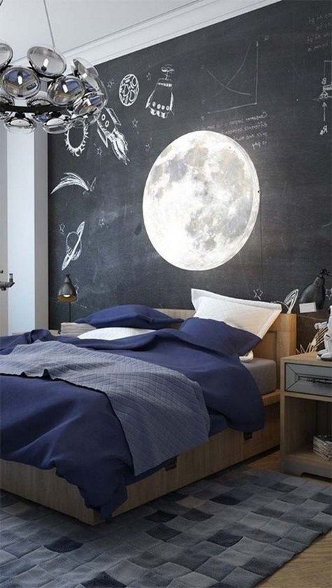 9 Boys Bedroom Ideas That Will Make You The "Cool" Mom - Decor Steals Blog Teen Boy Bedroom Furniture, Cool Bedrooms For Boys, Teenager Bedroom Boy, Teenage Boy Room, Boys Bedroom Furniture, Colorful Kids Room, Boy Bedroom Design, Teenage Room, Teen Boy Bedroom