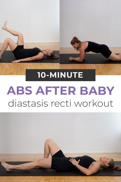 Follow along with this guided postpartum recovery workout for moms! Whether you have a newborn or your baby is 16, this foundational core strength workout is designed to heal diastasis recti (which is a natural part of pregnancy). Reduce lower back pain and rebuild your abs after baby with this free guided home workout video. Postpartum Ab Workout, Workout For Moms, Core Strength Workout, Exercises No Equipment, Heal Diastasis Recti, Postpartum Abs, Recovery Exercises, C Section Workout, After Baby Workout