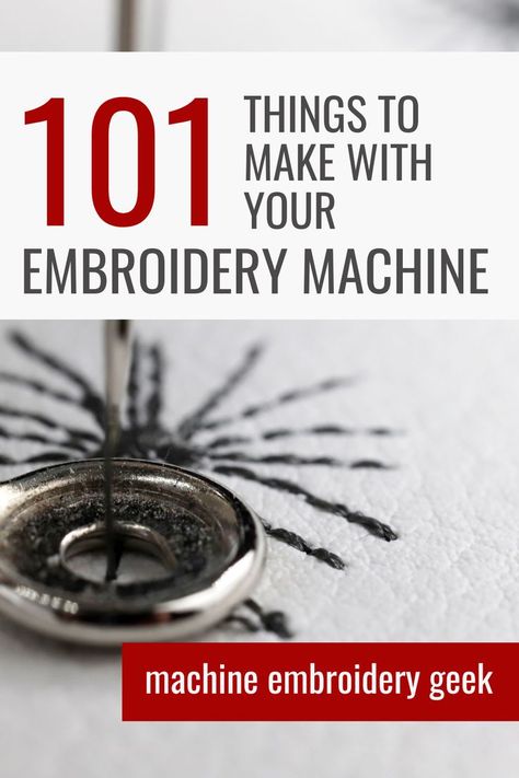 101 things to machine embroidery Machine Embroidery Basics, Best Knitting Patterns, Janome Embroidery Machine, Machine Embroidery Gifts, Embroidering Machine, Machine Embroidery Designs Projects, Free Machine Embroidery Designs Patterns, Machine Embroidery Tutorials, Modern Knitting Patterns