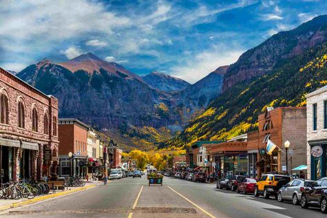 Travel America, Telluride Colorado, Breckenridge Colorado, Vail Colorado, Aspen Colorado, Beautiful Streets, Mountain Village, Conde Nast Traveler, United Airlines