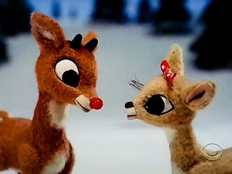 Rudolph And Clarice, Claymation Christmas, Xmas Drawing, Rudolph Red Nosed Reindeer, Red Nose Reindeer, Boss Wallpaper, Christmas Post, Warm Christmas, Christmas Wonderland