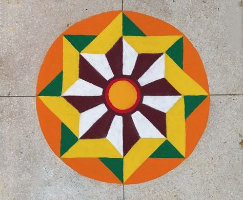 50+ Best Free Hand Simple Rangoli Designs for Diwali 3d Effect Rangoli, Rangoli Designs Geometrical, Round Rangoli Design Simple, Rangoli Designs 3d, 3d Rangoli Designs Diwali, Rangoli Drawing On Paper, 3d Rangoli Designs Creativity, Geometric Rangoli Designs, Round Rangoli Design Diwali