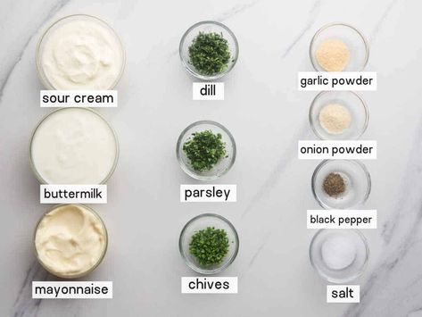 Ditch that bottle of store-bought ranch, and make your own homemade ranch dressing from scratch! It's so simple, using just a few ingredients, and turns out so flavorful! #ranchdressing Healthy Ranch, Greek Yogurt Ranch Dressing, Dairy Free Ranch Dressing, Healthy Ranch Dressing, Yogurt Ranch Dressing, Greek Yogurt Ranch, Vegan Ranch Dressing, Peach Kitchen, Ranch Dressing Recipe