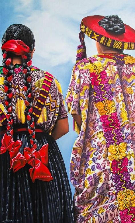 Guatemala Culture Traditional Dresses, Traditional Guatemalan Clothing, Guatemalan Outfit Ideas, Guatemala Clothes, Mexican Dresses Traditional, Guatemalan Clothing, Guatemalan Art, South American Textiles, Traditional Mexican Dress