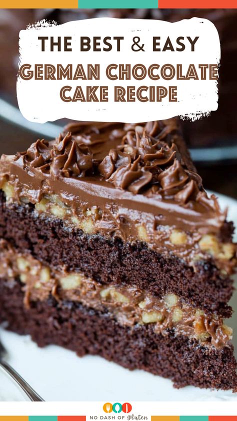 German Chocolate Cake Recipe German Buttercream Recipe, Gluten Free German Chocolate Cake, Easy German Chocolate Cake, German Chocolate Cake Frosting, Cake Recipe Moist, German Chocolate Cheesecake, Homemade German Chocolate Cake, Chocolate Cake Mix Recipes, German Chocolate Cake Recipe