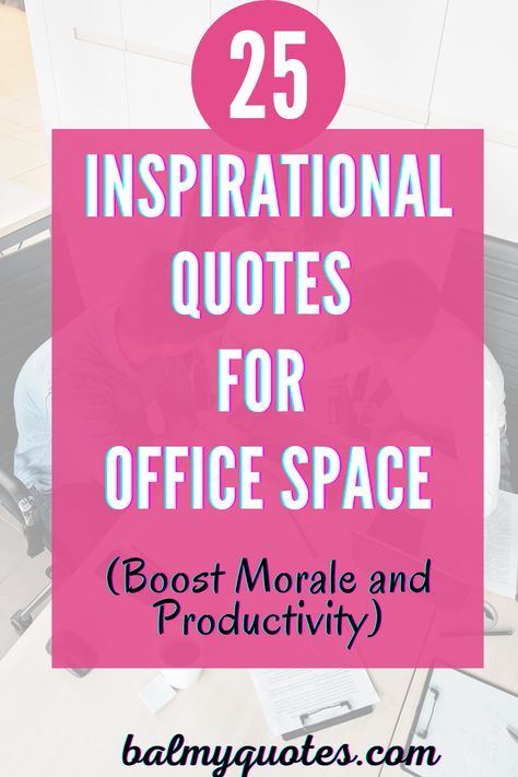 Elevate your workplace atmosphere with inspirational quotes for office space. Discover words that boost morale, spark creativity, and enhance productivity, creating a positive and motivating environment for everyone. #OfficeInspiration #MotivationalQuotes #Productivity #WorkplaceMotivation Morale Boosting Quotes, Encouragement Boards Work, Quotes For Office Wall Inspirational, Inspirational Quotes For The Office, Office Quotes Wall Motivation, Office Motivation Ideas, Workplace Positivity Board, Work Sayings Motivational, Positive Quotes For Workplace