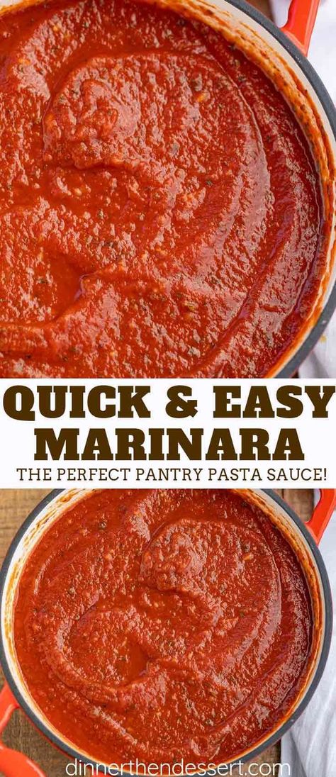 Marinara Sauce From Tomato Paste, Spaghetti Dishes, Marinara Pasta, Makanan Italia, Easy Marinara Sauce, Homemade Marinara Sauce, Resep Pasta, Marinara Sauce Recipe, Pasta Sauce Homemade