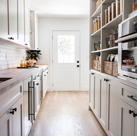 Design By Numbers (@rebeccazajac) • Instagram photos and videos Walk Through Butlers Pantry, Butlers Pantry Ideas Layout, Kitchen With Storage, Accessible Bathroom Design, Pantry Layout, House Pantry, Neat Method, Pantry Laundry Room, Butlers Pantry