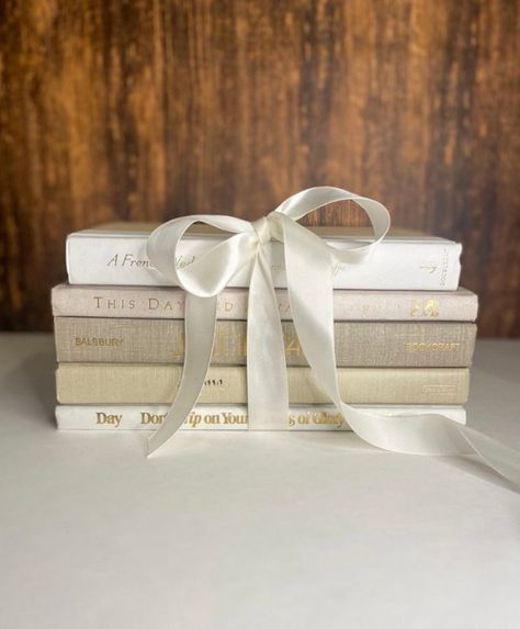 Neutral Beige Hardcover Book Bundle for Home and Reading - Etsy