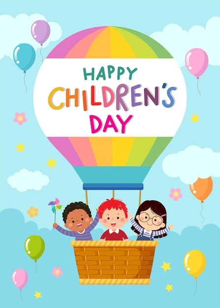 Happy Childrens Day Poster, Children's Day Craft, Childrens Day Illustration, Children's Day Activities, Childrens Day Quotes, Children's Day Poster, School Art Activities, School Board Decoration, Inspirational Quotes For Students